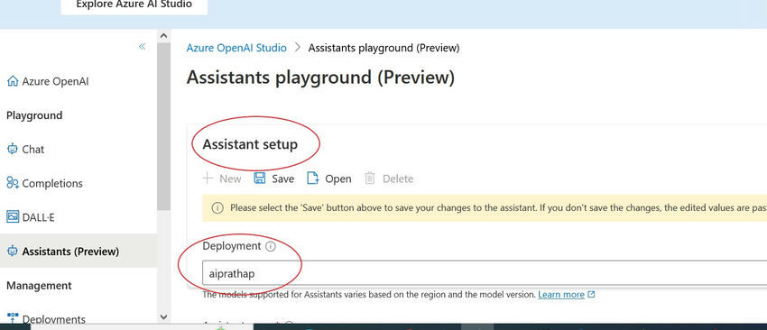  Assistant playground